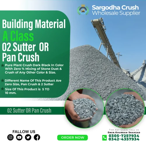 Plant Crush | Pan Crush | A Class | 5 mm To 10 mm