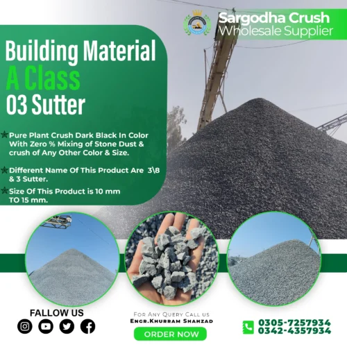 Plant Crush | 3 Sutter | A Class | 10mm To 16mm