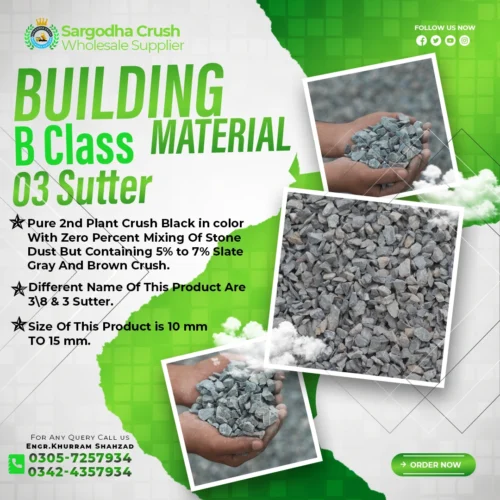 Semi Plant Crush | 3 Sutter | B Class | 10 mm To 15 mm