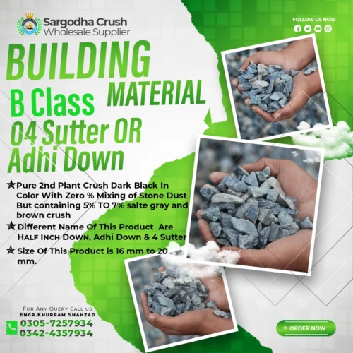 Semi Plant Crush | Adhi Down | B Class | 16 mm To 20 mm