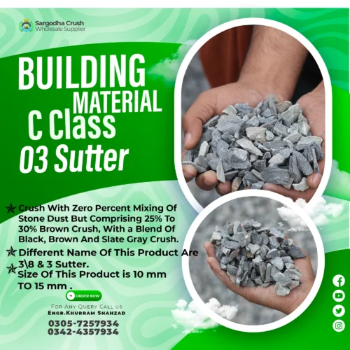 Regular Crush | 3 Sutter | C Class | 10 mm To 15 mm